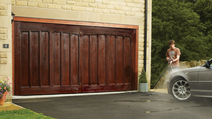 We offer a local garage door repair service...